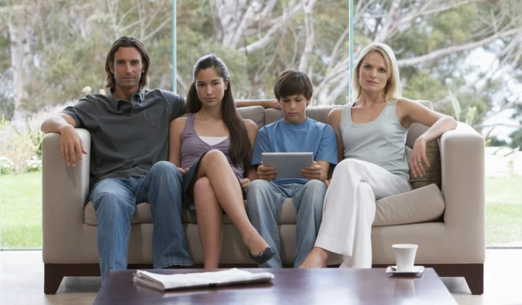 One of the many facts about the modern family is that many families are like this one - feeling less connected than previous generations