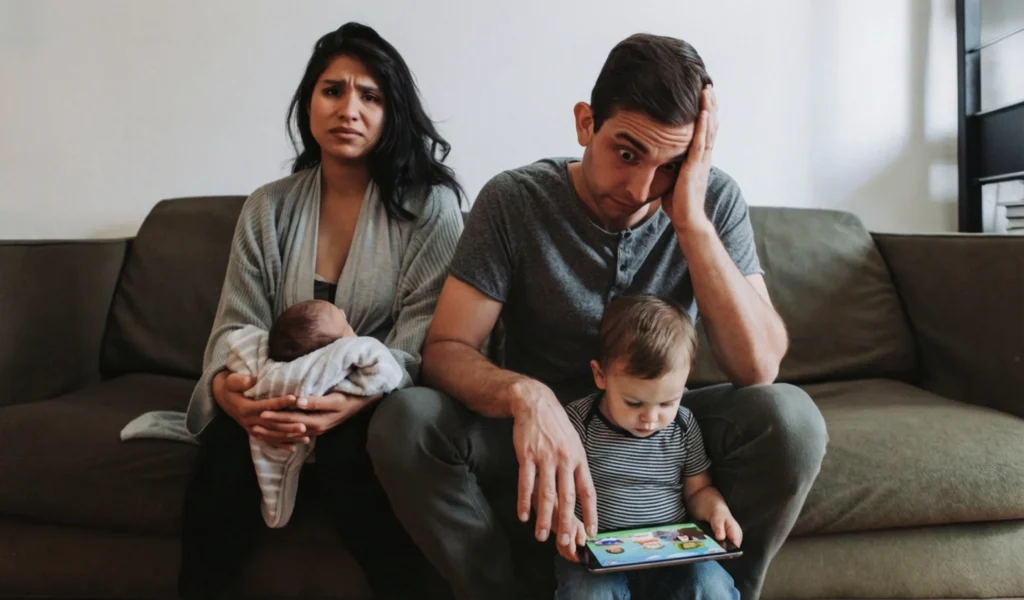 Facts about family problems show there are many struggling families like this one