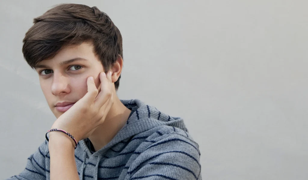 A thoughtful teenager — defining family values works best when every voice in the family is included.