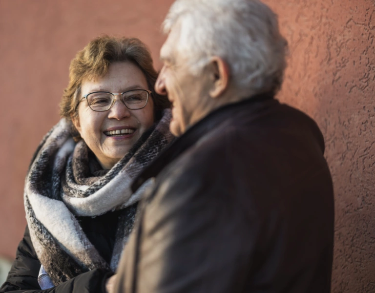 A senior couple with so many family stories yet to share.