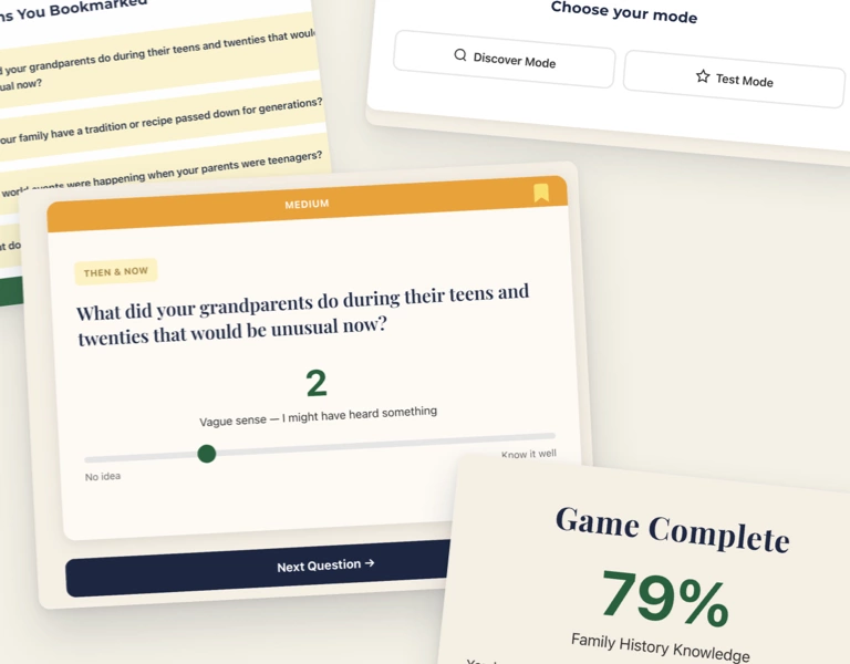 The family history game