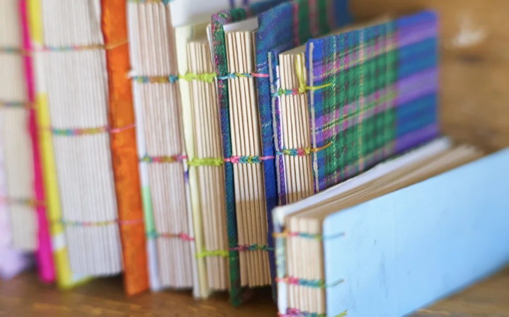 Journal sat on the shelf, forgotten about