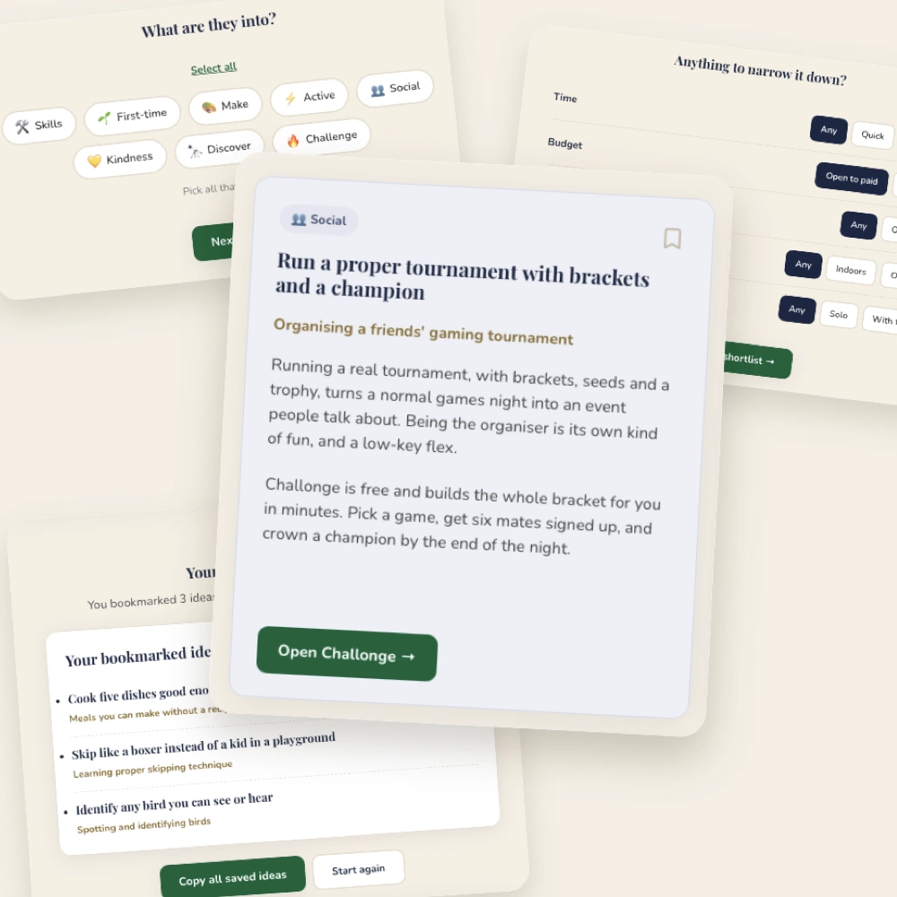 The summer activities for teenagers finder tool